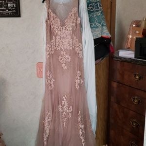Camille La Vie Taupe color Dress